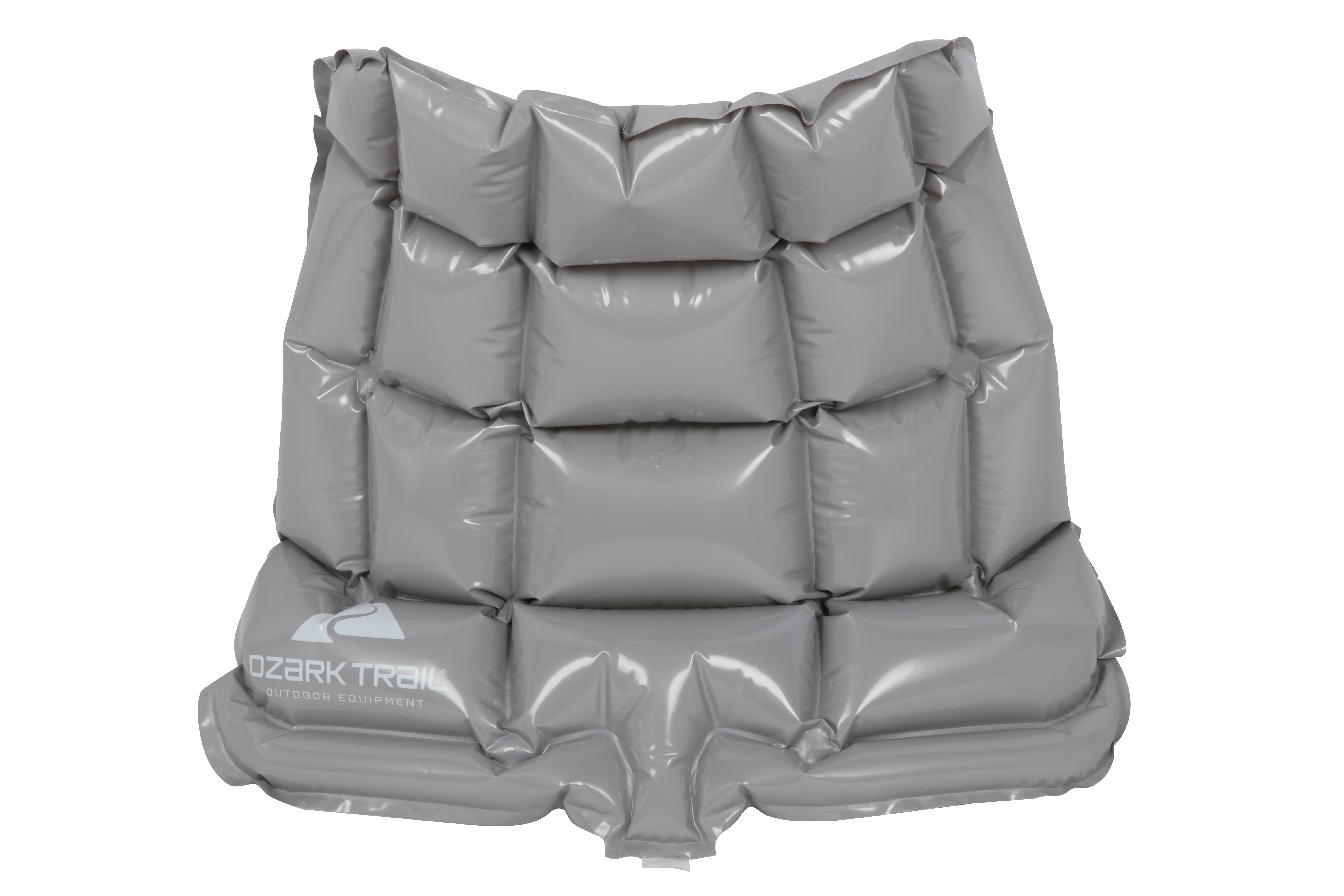 Ozark Trail Inflatable, Stadium Camping Outdoor Seating Cushion, Gray,