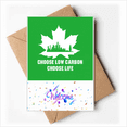 thumbnail image 1 of Green Homes Civilized People Welcome Back Greeting Cards Envelopes Blank, 1 of 3