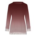 thumbnail image 4 of Puntoco Mujer Túnica Tops Manga Larga Alto Bajo Casual Camisas Blusas Otoño Invierno Puntoco Puntoco-1991, 4 of 5