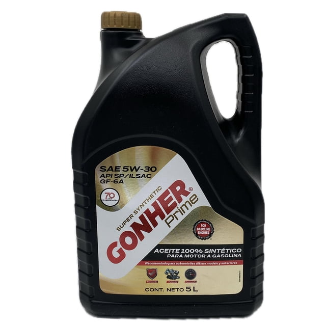 Aceite de Motor Gonher Prime 5 Litros SAE 5W30 API SP ILSAC GF-6A