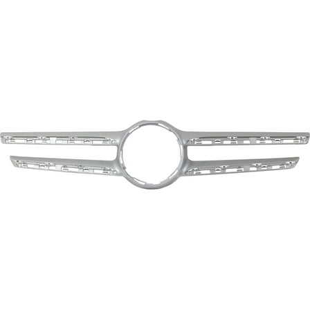 Grille Trim Compatible with 2017-2019 Mercedes Benz E300 2020 E350 Painted Silver