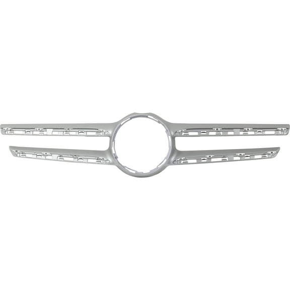 Grille Trim Compatible with 2017-2019 Mercedes Benz E300 2020 E350 Painted Silver