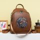 thumbnail image 4 of Nueva mochila de cuero de alta calidad para mujer, mochila de viaje de gran capacidad, bolso escolar de moda para chicas adolescentes, mochila de hombro, 4 of 5