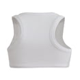 thumbnail image 5 of CNKOO Crop Tops pour Femmes Décontracté Couleur Unie Col Ajusté Sans Manches, 5 of 5