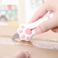 thumbnail image 4 of Cute Cat Paw Sharp Box Cutters Mini Portable Cat Claw Utility Knife Creative Hand Account Decor Paper Cutting Tools Art Supplies, 4 of 10