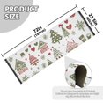 thumbnail image 5 of Yayeee Hallway Runner Rug 2'x6' Non Slip Machine Washable with Rubber Backing, Green Nordic Christmas, 5 of 8