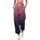 thumbnail image 1 of Pantalones deportivos Prolriy para mujer, pantalones deportivos informales con estampado degradado, bolsillos, cintura alta, deportivos, para gimnasio, ajuste atlético, color rojo sandía, XL, 1 of 4
