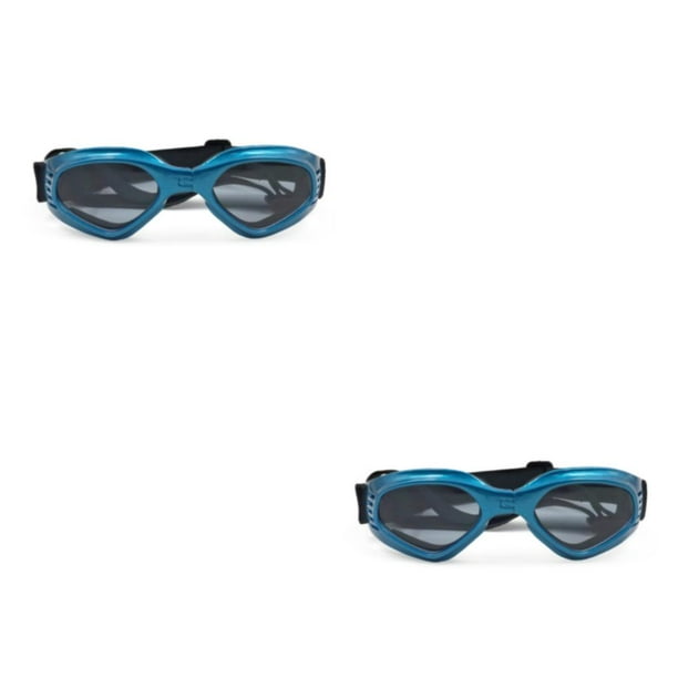 Methold 1 par de gafas de sol ABS para mascotas Gafas de snowboard de color sólido Negro Type1 NO1