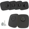 thumbnail image 1 of Clothes Anti-Theft Security Tags, 8.2mhz System Chip-Matched Retail Security System Sensors, Square Hard Clothes Tags (Black), 1 of 5