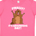 thumbnail image 3 of Inktastic Finally it's Groundhog Day Boys or Girls Toddler T-Shirt, 3 of 4