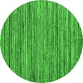thumbnail image 1 of Ahgly Company Indoor Round Abstract Green Contemporary Area Rugs, 5' Round, 1 of 1