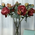 thumbnail image 1 of Cheers US Artificial Peonies,Silk Peony Fake Flower for Wedding Home Office Party Hotel Window Sill Decoration, Table Centerpieces, Floral Arrangements, 1 of 7