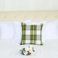 thumbnail image 2 of Unique Bargains Square Decorative Throw Cushion Pillow Cover 18"x18" Plaid #15, 2 of 7