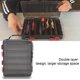 thumbnail image 4 of Cajas De Aparejos De Pesca, Caja De Almacenamiento Diseño De Orificio De Fuga En La Esquina Mango De Silicona Portátil Para Exteriores Para Jugar Al Aire Libre Para Salir Para YLSHRF Fishing Lure Storage Box, 4 of 8
