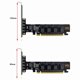 thumbnail image 4 of NGFF PCI-E 16X una 4 Puertos U.2 NVME Tarjeta de ExpansióN Dividida SFF-8639/8643 NVME PCIE SSD Adaptador para Placa Base SSD, 4 of 5