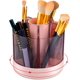 thumbnail image 1 of Organizador de maquillaje giratorio de 360 ​​grados, estuche para brochas de maquillaje con 5 compartimentos, organizador de brochas de maquillaje transparente para sombras de ojos, brochas, 1 of 5