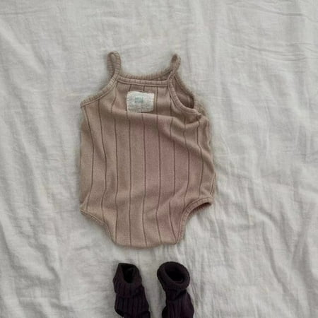 

DanceeMangoo Summer New Baby Sleeveless Bodysuit Soft Cotton Infant Jumpsuit Breathable Vest Baby Boy Girl Clothes