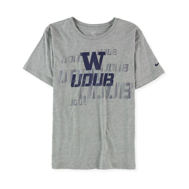 Camiseta gráfica Nike UDUB para niños, gris, M (10-12) Nike Camiseta gráfica