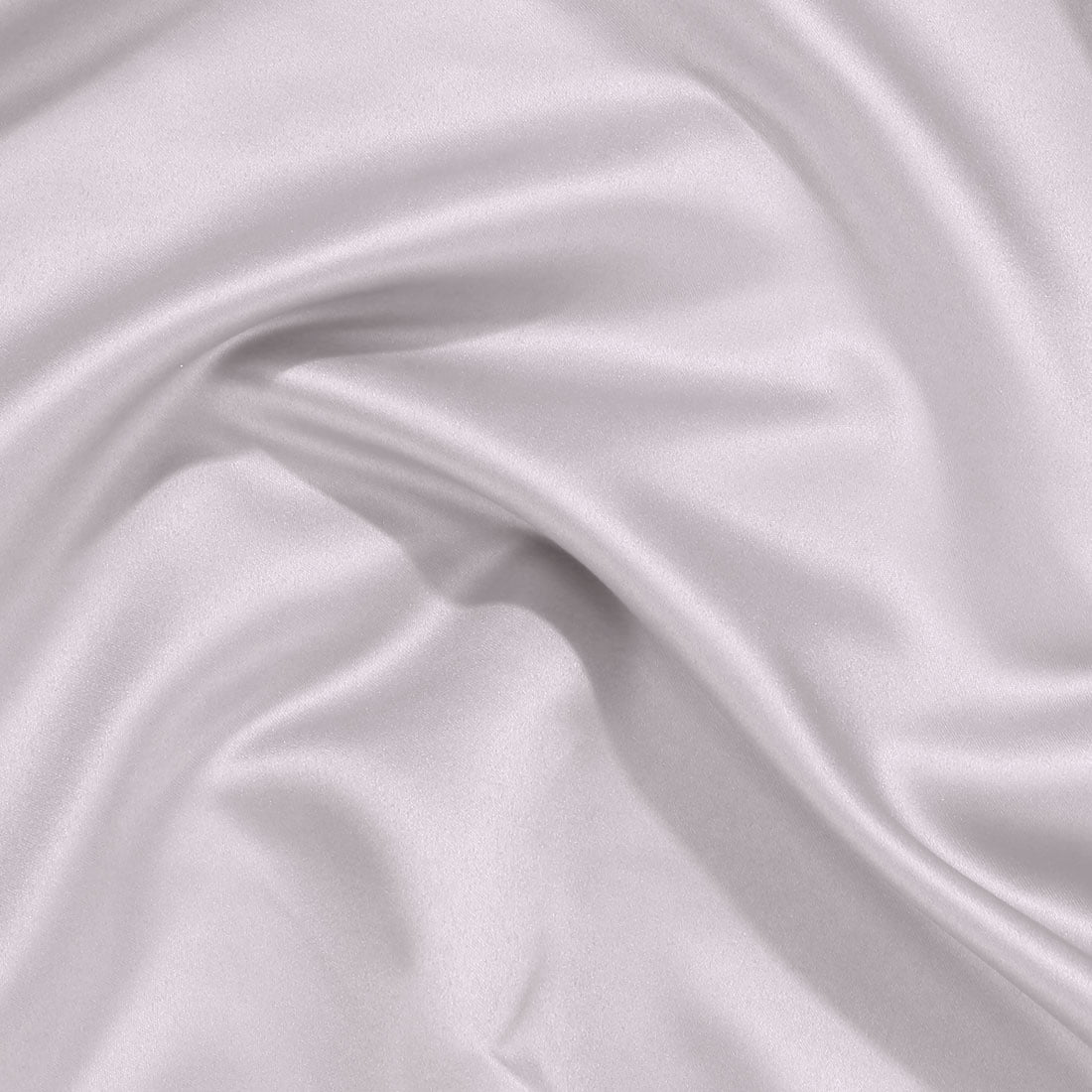 Unique Bargains Silky Satin Pillow Cases Covers Set of 2 Lavender Gray King