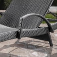 thumbnail image 5 of Salem Outdoor Wicker Arm Chaise Lounge with Cushion - Set of 2, 5 of 11