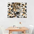 thumbnail image 2 of Orinice Leopard Print Fine Art Aesthetic Poster & Print Wall Painting for Home Decor - Canvas Print for Living Room Bedroom Office 16x12in, 2 of 6