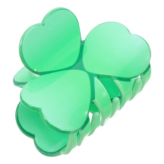 FOMIYES Trendy Green Shamrock Hair Barrettes for St Patricks Day and Spring Events