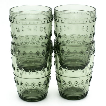 Euro Ceramica Inc. Euro Ceramica Fez 14-ounce Highball Glasses (Set of 4)