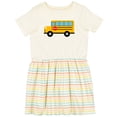 thumbnail image 3 of Inktastic School Bus Girls Toddler Dress, 3 of 5