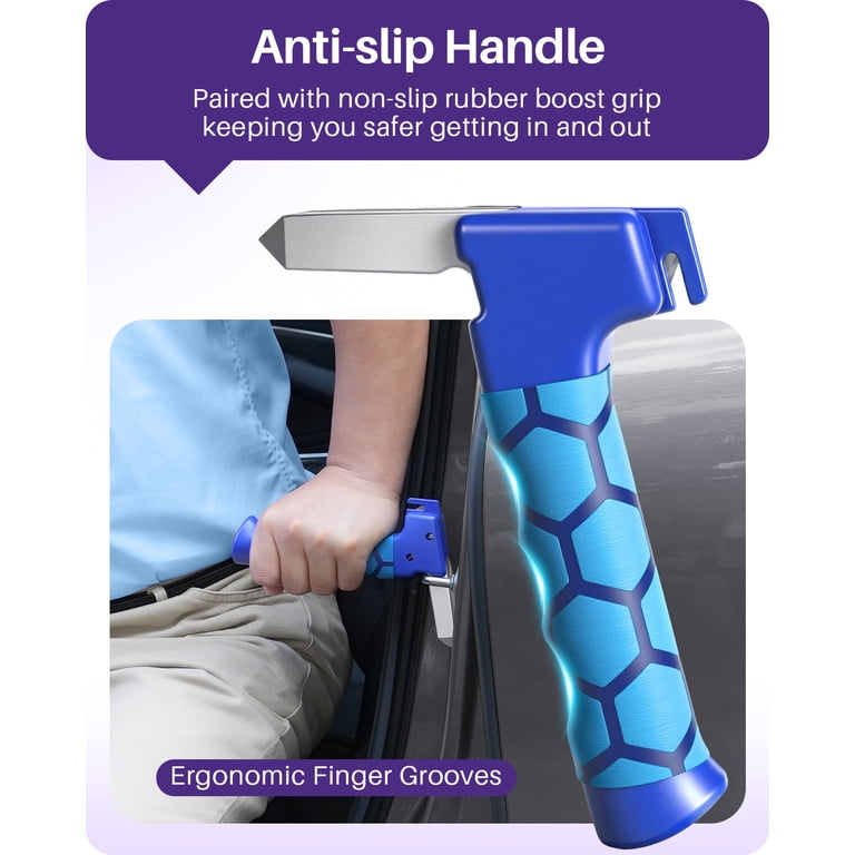 KEKOY 3 Pack Car Door Handle for Elderly, 4 in 1 Multifunctional