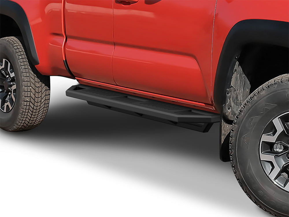HD Ridez Side Steps Aluminum Armor Compatible with Toyota Tacoma 2005-2021 Extended//Access Cab Nerf Bar | Side Steps | Side Bars