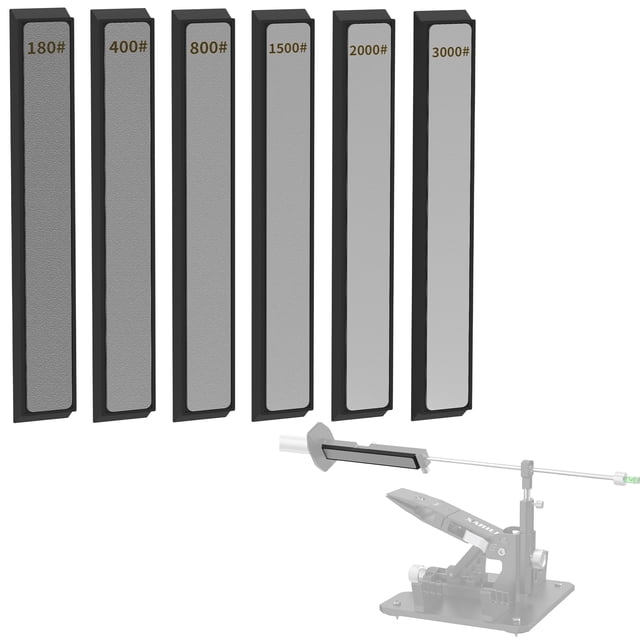 Afilador de Cuchillos XARILK 6 Piezas Piedras de Diamante 180#-3000# Grano