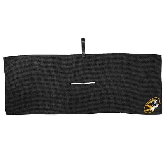 Black Missouri Tigers 16'' x 40'' Microfiber Golf Towel