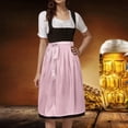thumbnail image 2 of GDREDA Oktoberfest Bavarois Tablier Mi-Long Classique Uni pour Femme avec Liens pour Robe de Fête pour Rassemblements Festifs, 2 of 8