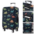thumbnail image 5 of DarkBlue Dinosaurs Leaves Pattern Luggage Cover Fashion Suitcase Cover Baggage Covers Fit 25-28 Inch Luggage (Go Travel), 5 of 5