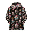 thumbnail image 2 of Uourmeti Cartoon Capybara Christmas Gifts Kids Zip Up Hoodie with Pockets Long Sleeve Soft Comfy Casual Outerwear for School Travel Size 6-9, 2 of 7