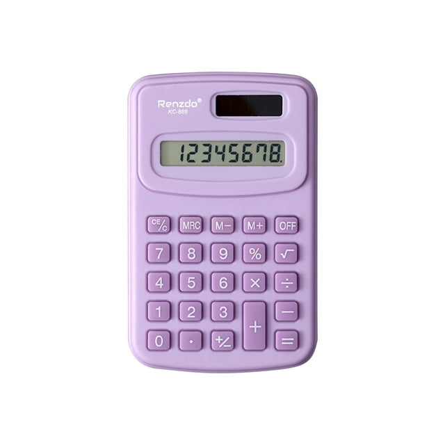 Student Specific Calculator, Mini Cute Portable Scientific Calculator for School & Accounting, Large LCD Display, Candy Colored, Compact & Lightweight Office Stationery Supplies