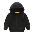 thumbnail image 4 of CYRBOKO Boys Zip Up Hoodies, Lightweight Long Sleeve Casual Fall Kids Sweatshirts Outerwear with Pockets Black Size 7-8 T, 4 of 5