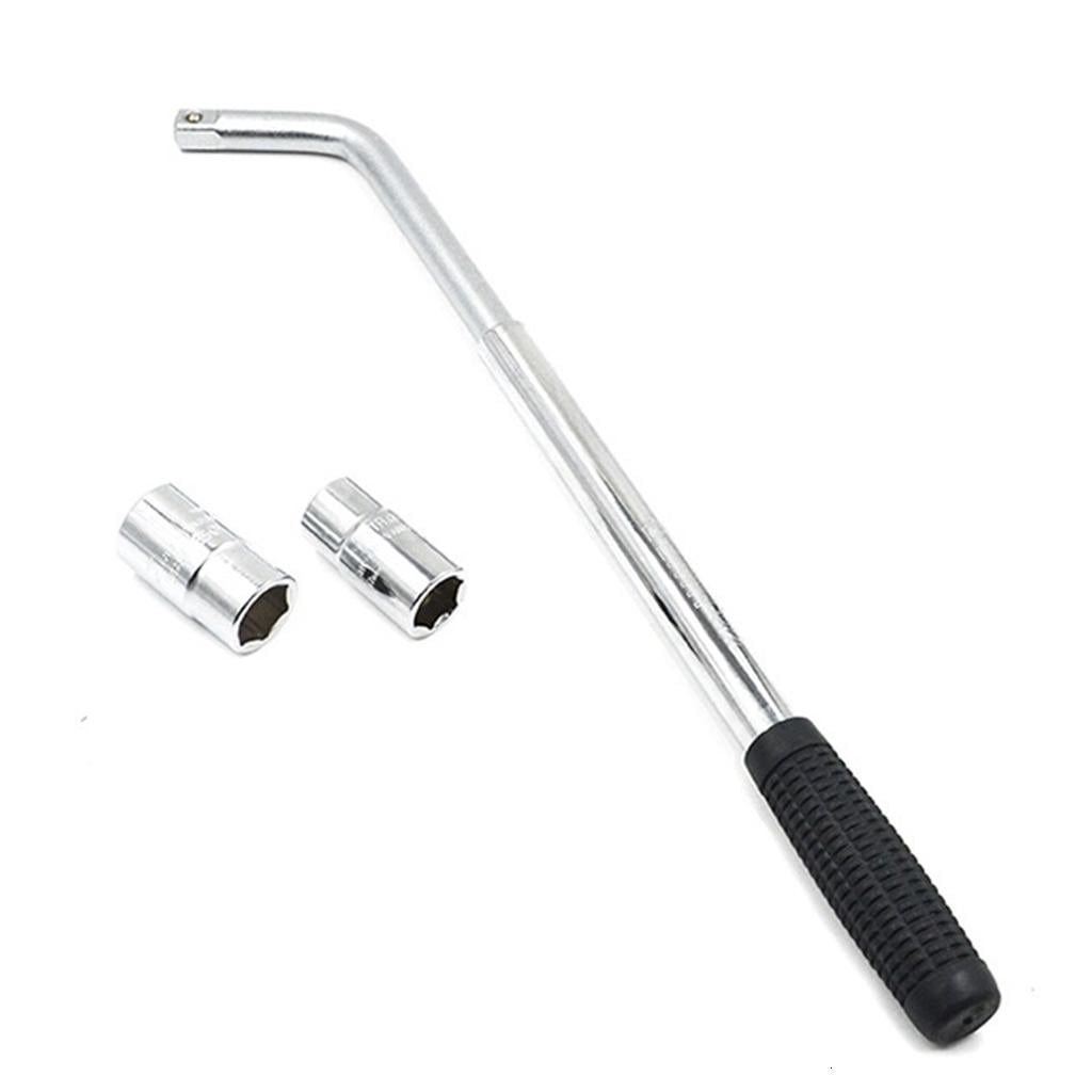 CEORPER Extendable Wheel Wrench Set 17/19mm ＆ 21/23mm Wheel Lugs Wrench Brace For Car