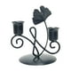 thumbnail image 2 of Candelabro de hierro forjado | Portavelas decorativo de estilo europeo | Artesanía en metal inoxidable | Ambiente romántico a la luz de las velas para el hogar, dormitorio, cafetería o restaurante, 2 of 6