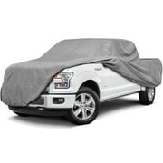 NEH Superior Pickup Truck Cover - Waterproof All Weather Breathable Outdoor Indoor - Gray Color - Fits Pickup Trucks with Extended Cab, Short Bed up to 19' 4" Length (232" x 70" x 60")