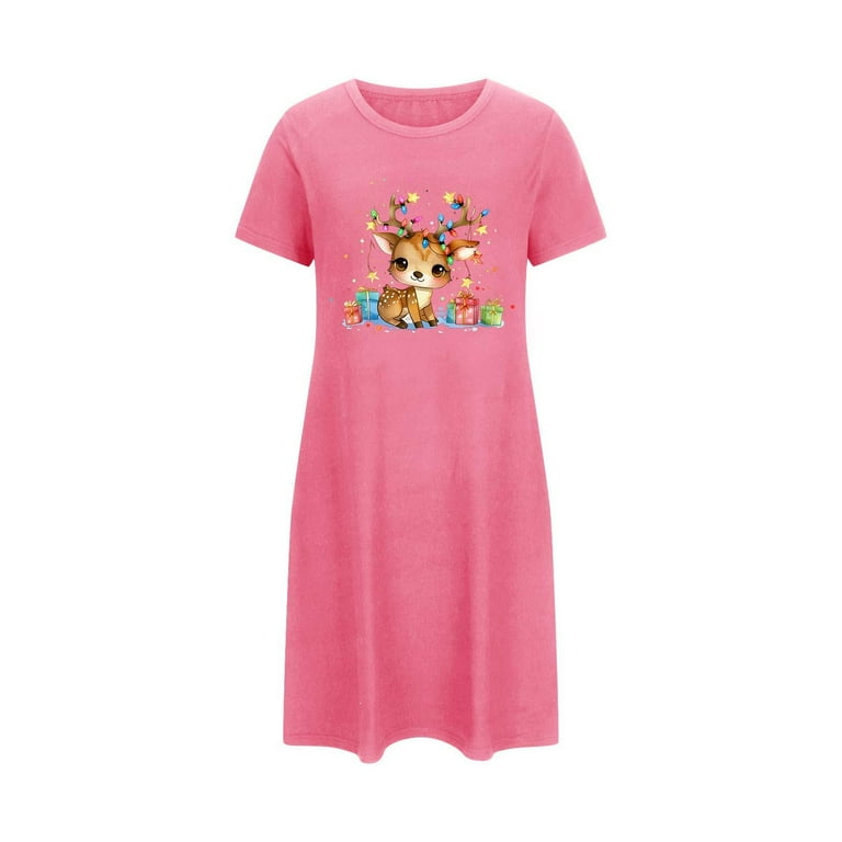 open lace back dress Darcy Pink Nightdress