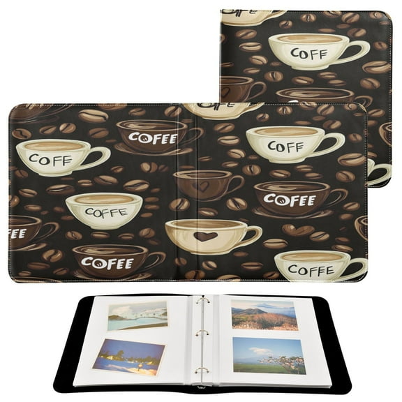 BZSMCE Photo Album Book Scrapbooking Coffee Lovers' Delight Printed Picture Album