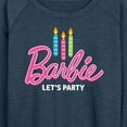 thumbnail image 3 of Barbie - Let's Party - Women's Lightweight French Terry Long Sleeve Shirt, 3 of 5