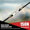 thumbnail image 4 of Heavy Duty Bungee Cords With Hooks 10 Inch Weather Resistant Elastic Straps (black ), 4 of 9