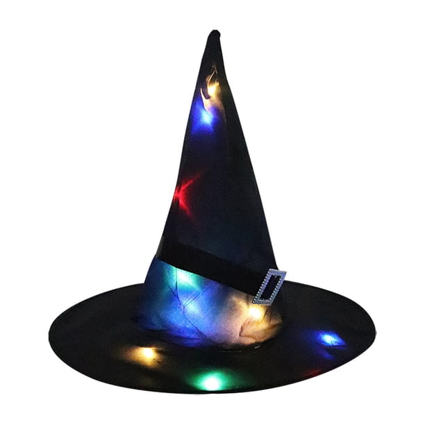 Sombrero brillante, fiesta de adultos para niños, fiesta de baile, decoración del hogar, adorno para sombrero decorativo iluminado, adorno para el hogar, 2 piezas