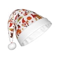 thumbnail image 2 of Cauagu Autumn Gnome for Adult Christmas Hat,1-Pack Xmas Holiday Hat Santa Hat for Women & Men Festive Headwear Accessories Fit for Christmas/New Year/Party, 2 of 6