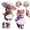 C, variant on 3D Shiba Inu Dog Belly Sticker Super Soft Silicone Anti Collision Sticker For Home Aesthetics Decorative Gift For Home Decoration