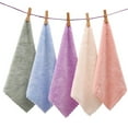 thumbnail image 6 of Towel Face Washcloth Facial Wash Cloth Microfiber Makeup Remover Cleaning Cloths Cleansing Fast Drying Reusable Tower, 6 of 6