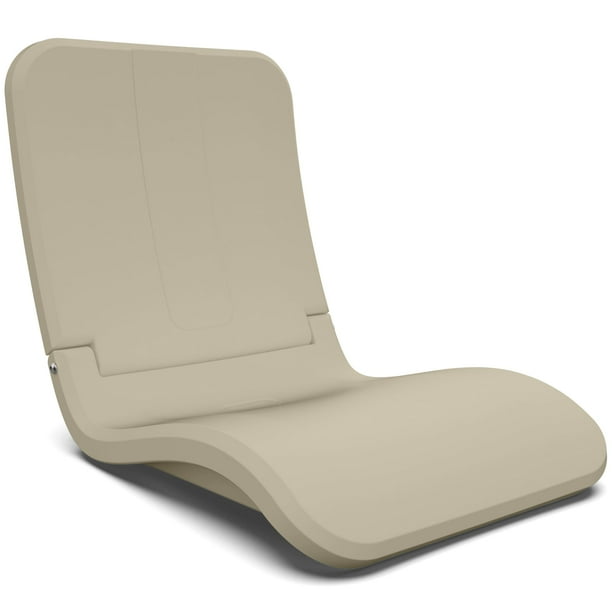 Silla Plegable Moderna Portátil para Adultos Coast en Color Arena para la Piscina