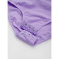 thumbnail image 6 of CHICTRY Girls Short Sleeves Tutu Ballet Dance Dress Gymnastic Training Leotard Purple-A 120, 6 of 7